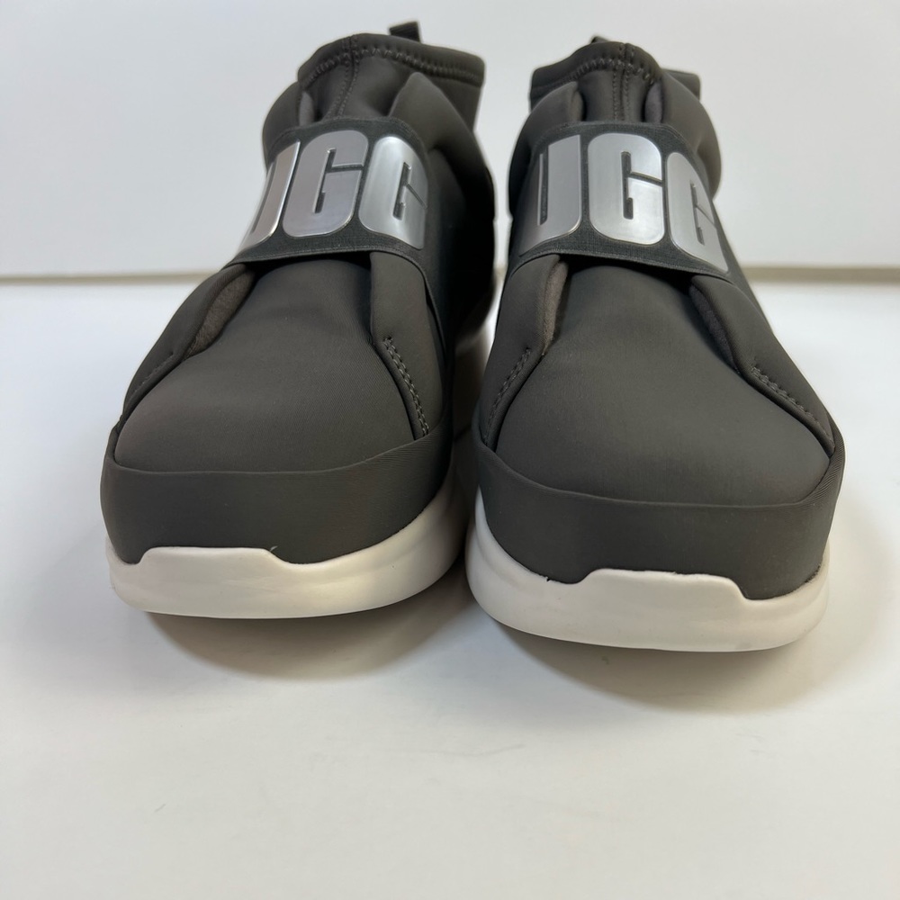 UGG Neutra Logo Elastic Slip-On Sneakers Gray/White Women’s Size 10 - Picture 6 of 16